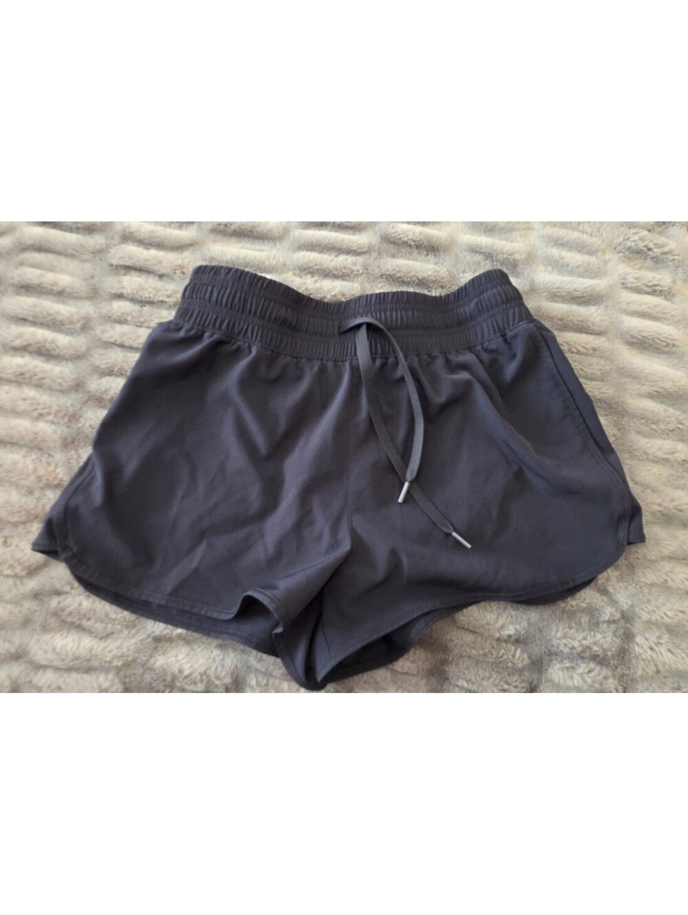 Navy athletic shorts
